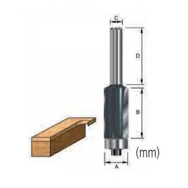 itp Flush Trim Router Bit 8mm x 12.7mm Carbide - Gomix Brands Outlet